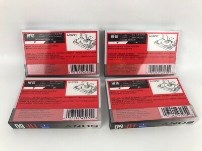 Sony Cassette audio compact Type 1 (position normal) Pack de 5 HF 60 minutes 5C60HF