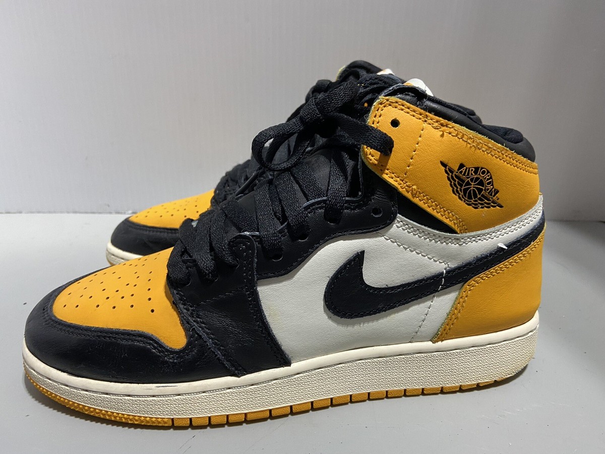 靴 NIKE AIR JORDAN 1 HIGH OG  TOE Jordan 1 Retro High OG Black Toe Reimagined Men's - DZ5485