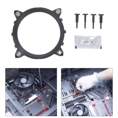 2 PCS Mounting Bracket CPU Fan CPU Heatsink Bracket CPU Fan Bracket Base - 第 7/12 張圖片