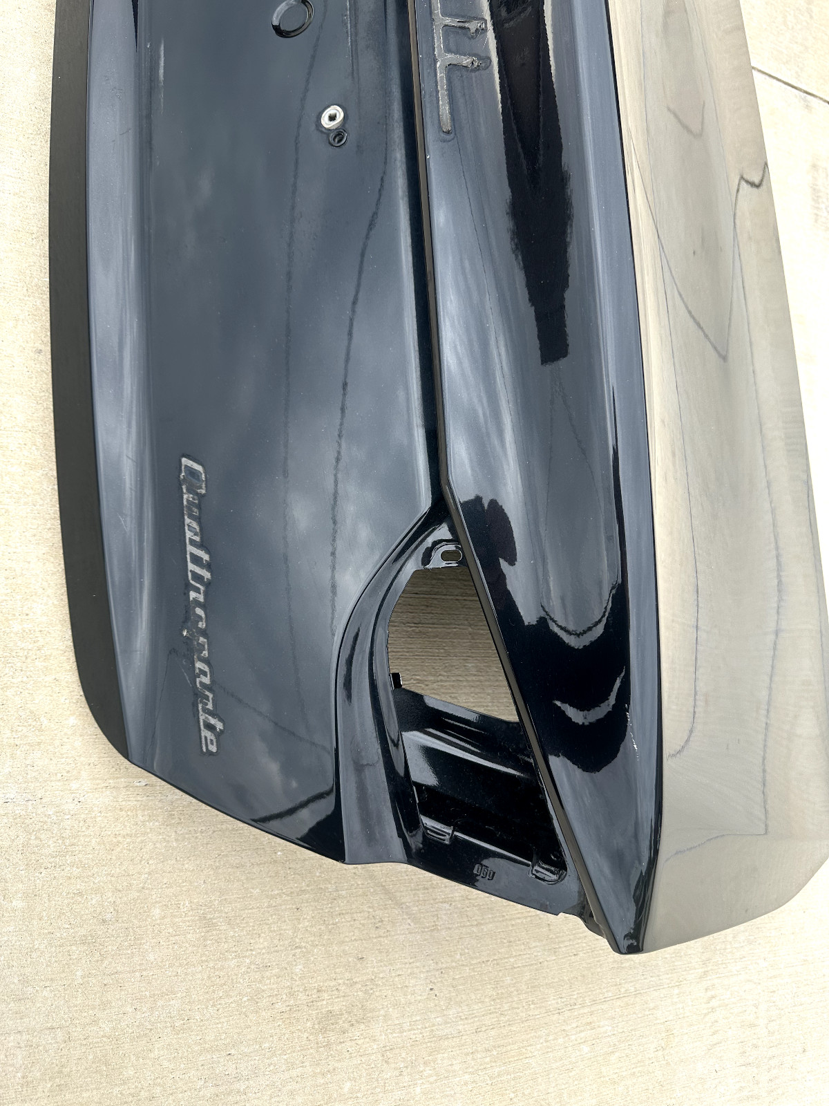 2014 MASERATI QUATTROPORTE REAR TRUNK LID SHELL - BLACK OEM