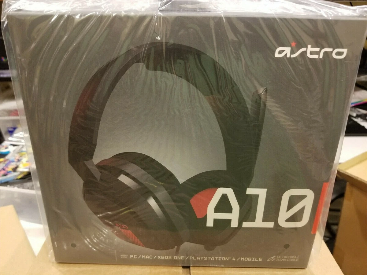ASTRO A10 Headset RED PC Edition Brand New Retail Sealed Tight