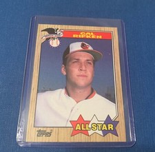 cal ripken 1987 all star topps baseball card 