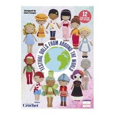 Festival Puppen aus aller Welt Happy Cotton einfach geh&auml;kelt Promo Sirdar