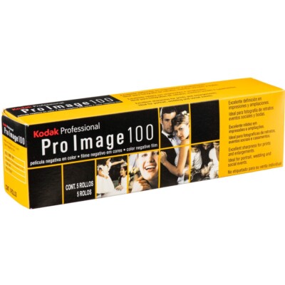 Kodak Pro Image 100 Color Negative Film (35mm Roll Film, 36 Exposures, 5 Rolls)