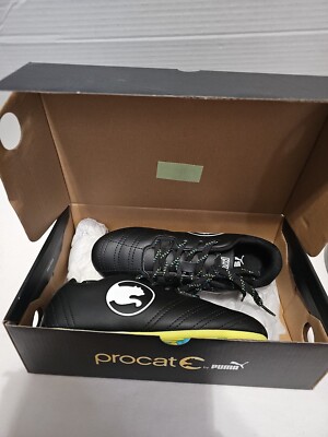 ProCat by Puma SIZE 2 Soccer Cleats Field Training Shoes ~ Black
