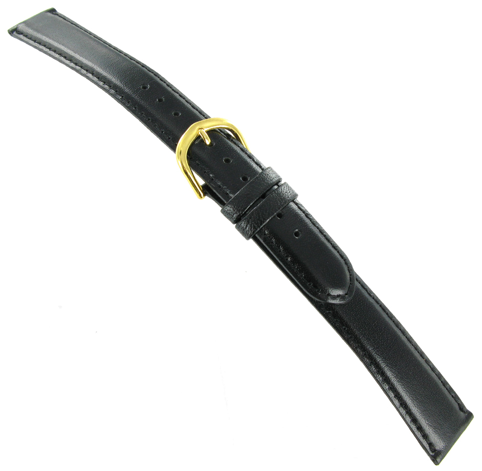 14mm deBeer Europa Smooth Leather Black Handcrafted Stitched  display picture 3