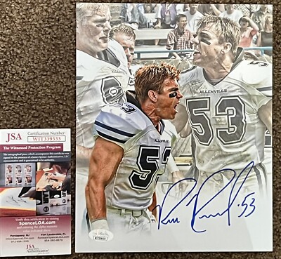 Bill Romanowski Signed Longest Yard Allenville Guards 8x10 Photo