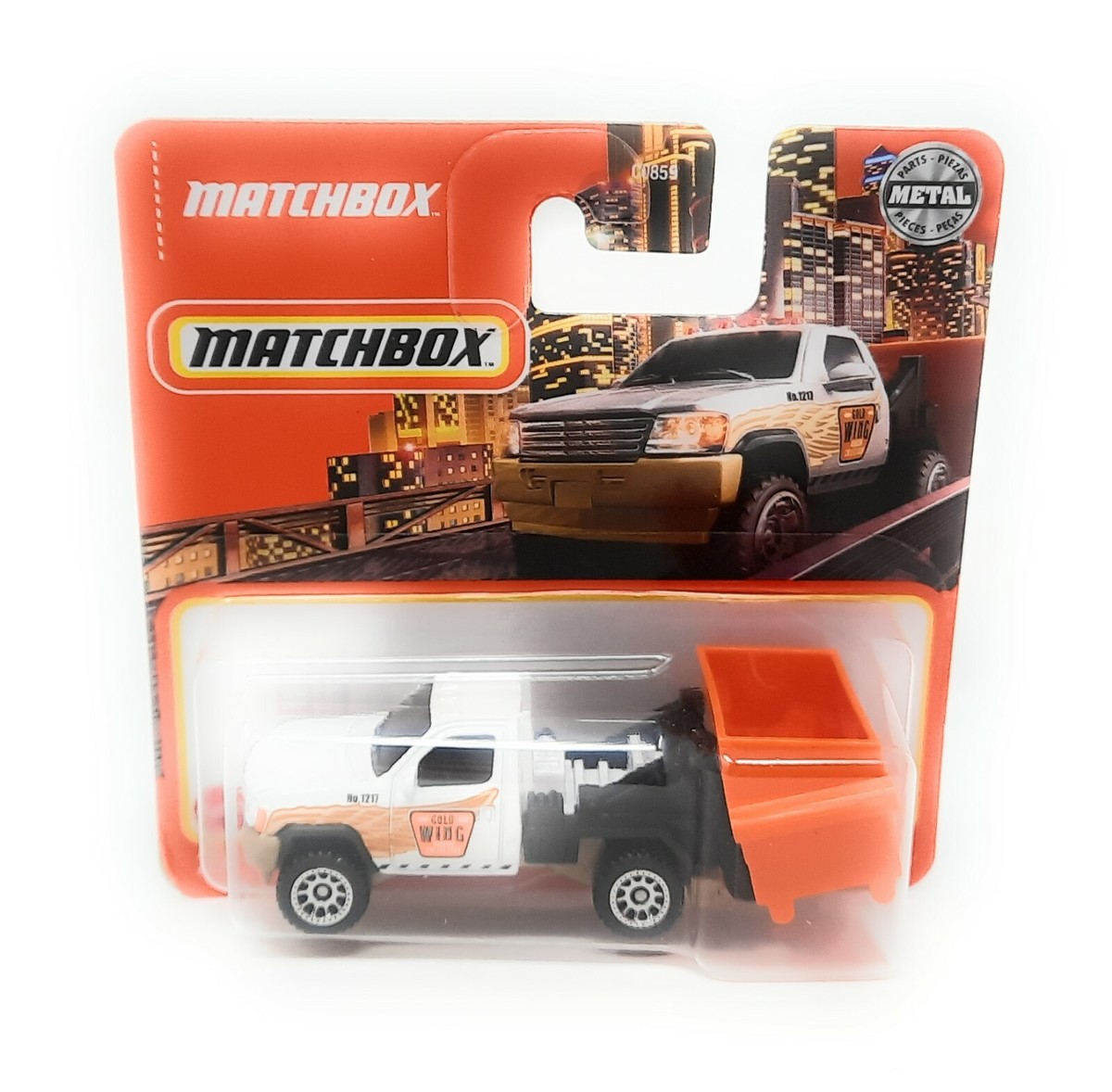 マッチボックス　スーパーファスト　No.35 Matchbox No 35 MBX Garbage Scout white short Card MBX Superfast