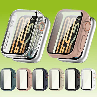 Für Xiaomi Smart Band 9 Pro Kunststoff Watch PC Hülle + Schutz H9 Hart Glas