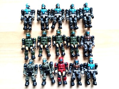 Mega Bloks Halo Covenant Elite & Spartan Drop Pod lot