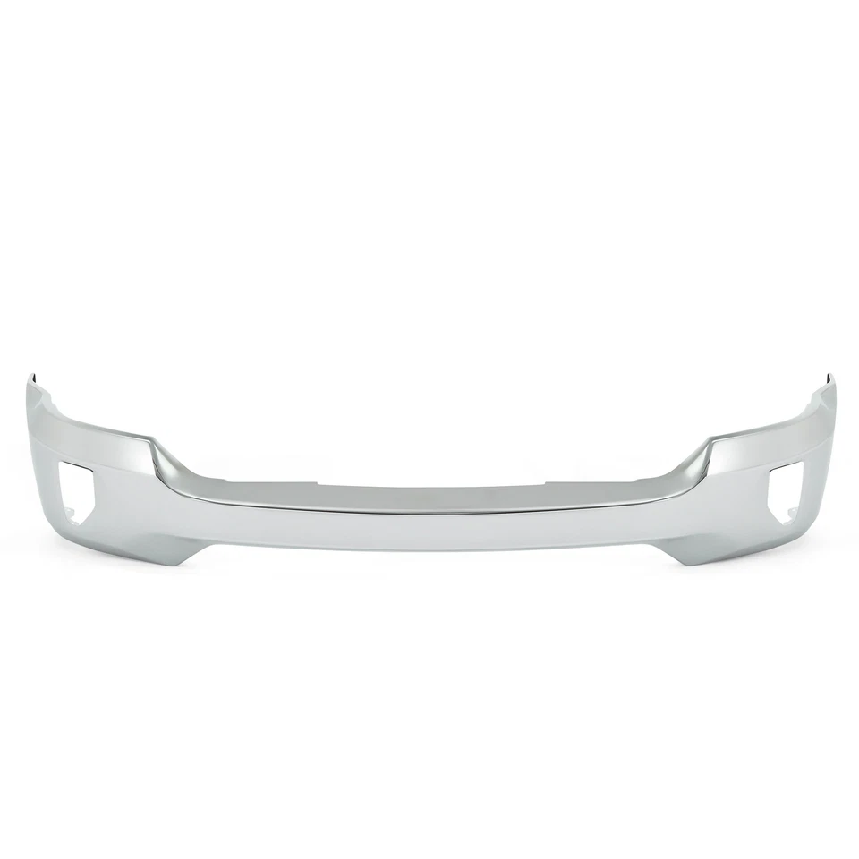 Front Bumper Face Bar w/Fog Light Hole Chrome For 2016-2019 Silverado 1500 Foto 2 de 4