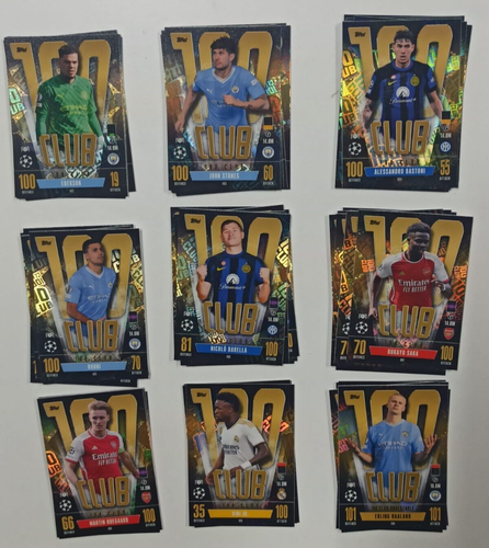 TOPPS MATCH ATTAX CARD 2023 24 BLACK EDGE ENERGY PRO ELITE 100 CLUB HERITAGE - Foto 10 di 18
