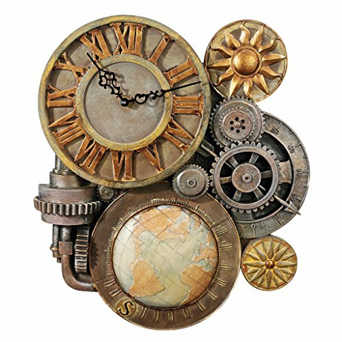 Design Toscano Ingranaggi Steampunk Orologio a parete scultura, (f3o) | eBay