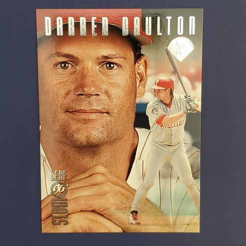 1996 DONRUSS LEAF "DARREN DAULTON" BASEBALL CARD 52 BEAUTIFUL!! LOOK