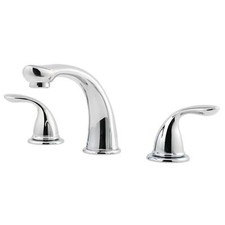 Pfister Pfirst Series Deck Mounted Roman Tub Filler in Brushed Nickel