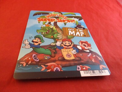 Super Mario Bros. Super Show Off The Map Blockbuster Display Card ONLY