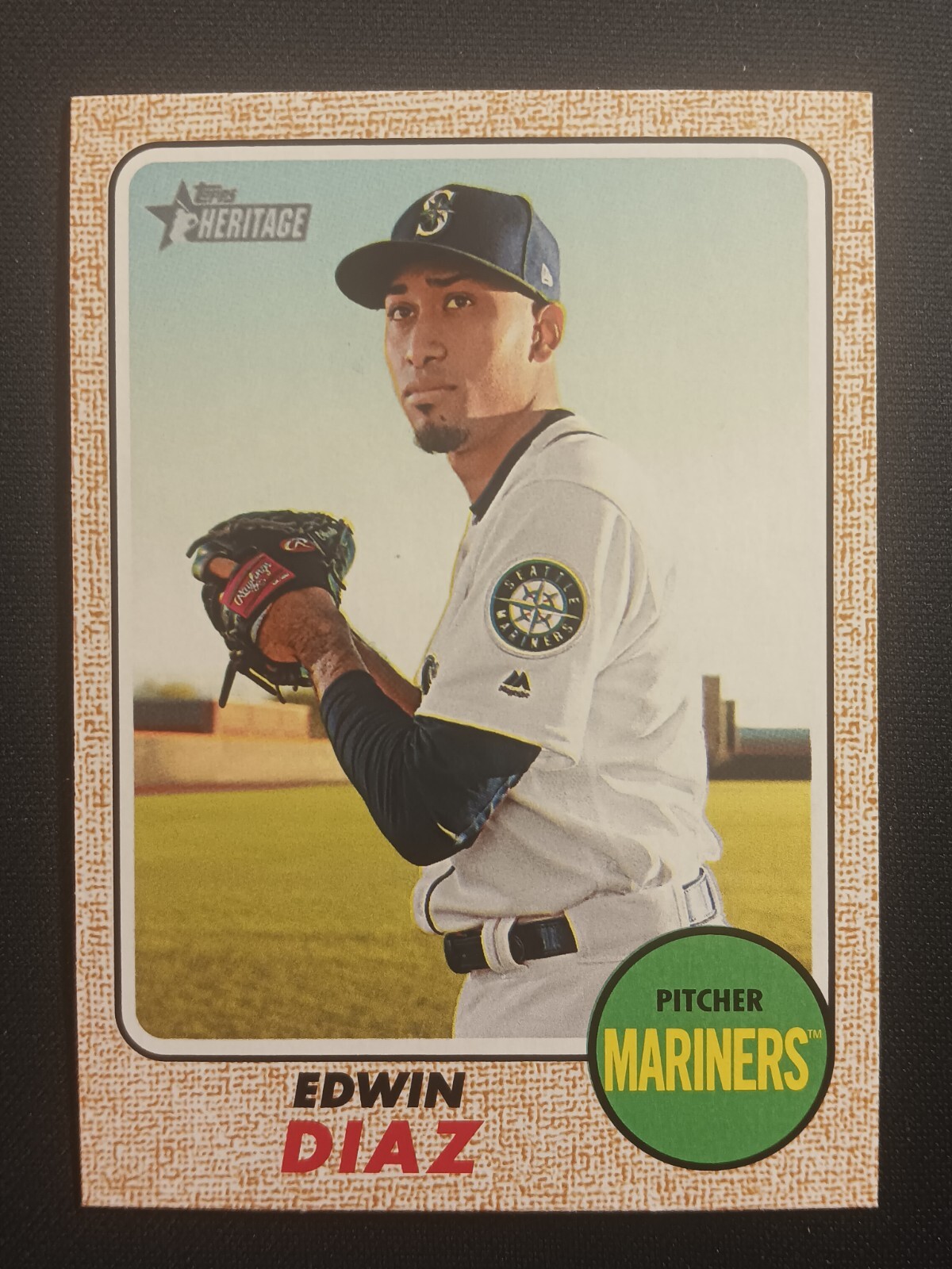 2017 Topps Heritage High Number Edwin Diaz SP #702