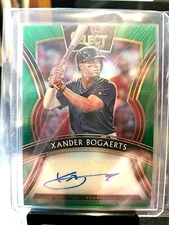 2020 XANDER BOGAERTS #3/5 PANINI SELECT "AUTO" #S-XB. PRISTINE.