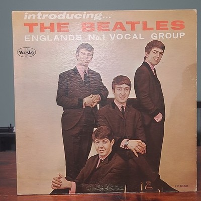 Beatles Introducing... The Beatles LP Vee Jay Records LP 1062 Vinyl Album