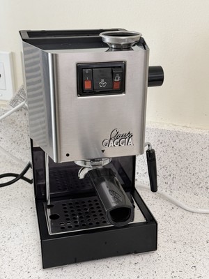 Gaggia Classic Espresso Machine Stainless Steel Ri9303/47 TESTED WORKS!