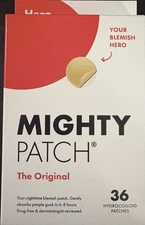 2 X Mighty Patch Original from Hero Cosmetics 36 Count Total Exp 04/2027