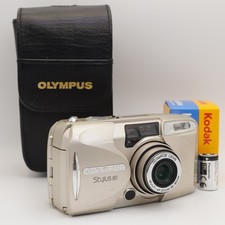 Very Good Olympus Stylus 80 μ[mju:] 35mm Film Camera 38-80mm Zoom Tested + Case