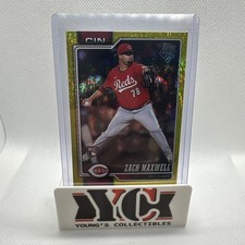 ZACH MAXWELL RC 2026 Topps Series 1 Yellow Rainbow Foil 143 #/399 REDS