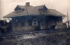 Dundee KY RR Railroad Station Train Depot RPPC Photo Postcard COPY