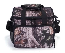 Black Sierra Camo Soft Side Cooler 12"x 11”x 9”Hunting/ Outdoors- Carry-All EUC