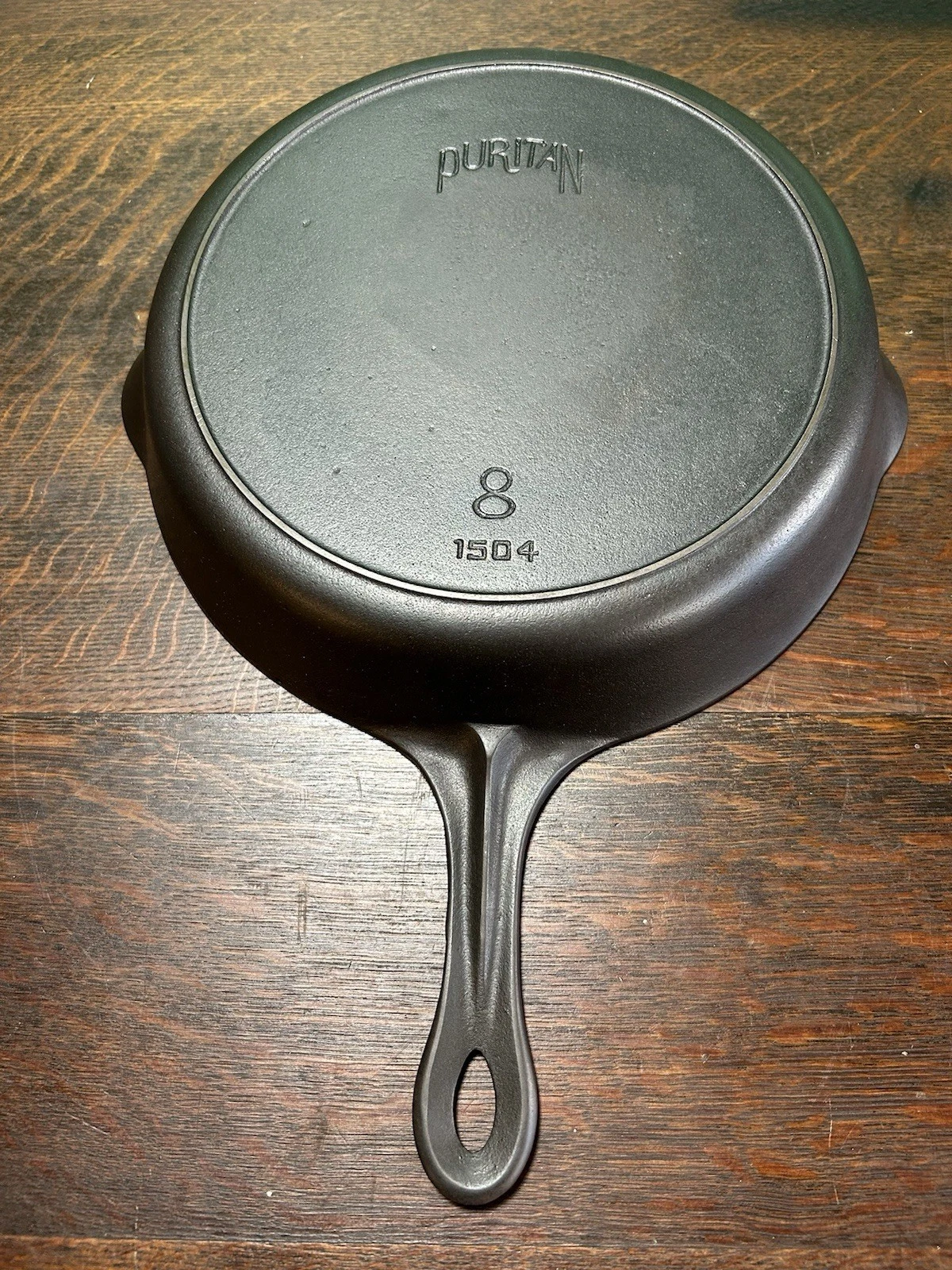 Vintage Puritan No. 8 Cast Iron Skillet