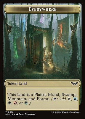 Everywhere Token - Duskmourn: House of Horror - Near Mint