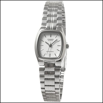 CASIO Original Quarz Damen Armbanduhr LTP-1169D-7A Silber Edelstahl NEU