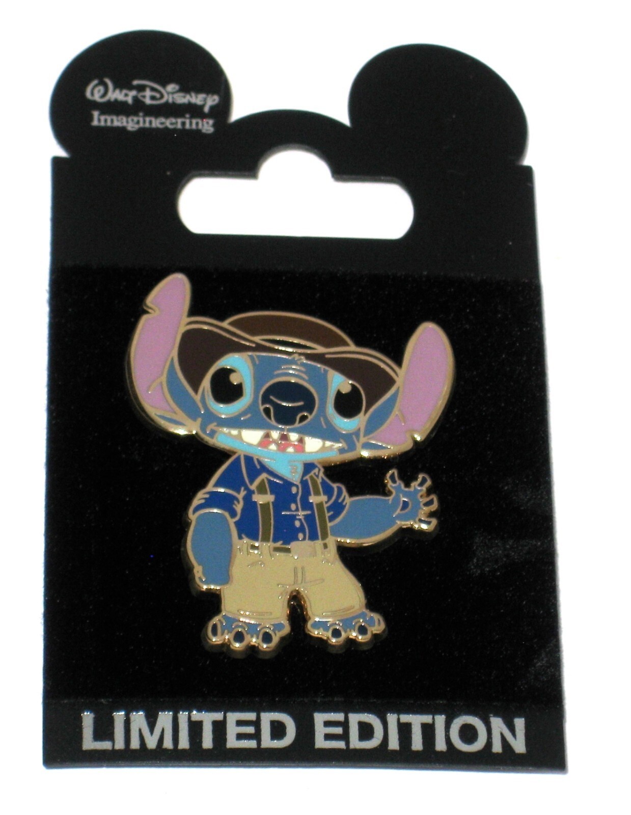 WDI LE 300 Disney Pin Stitch Big Thunder Railroad Attraction Cast Member Uniform