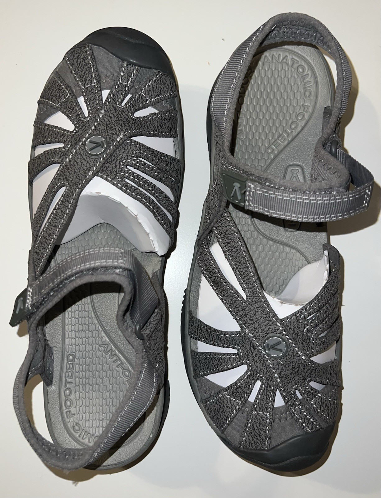 Sandali Keen Rose casual punta chiusa donna US 10 grigio gargoyle nuovi senza scatola