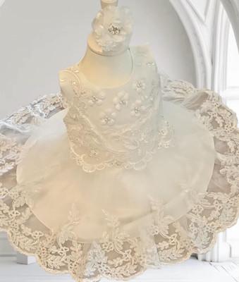 Taufkleid Gr. 62 68 Kleid Baby Taufe Babykleid Partykleid Geburtstag Kleid 3-6M