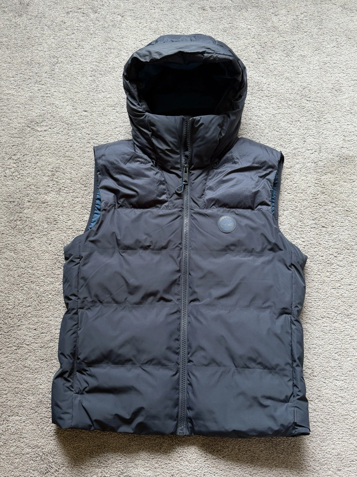 Timberland Neo Summit Hooded Vest Blue Men Size M