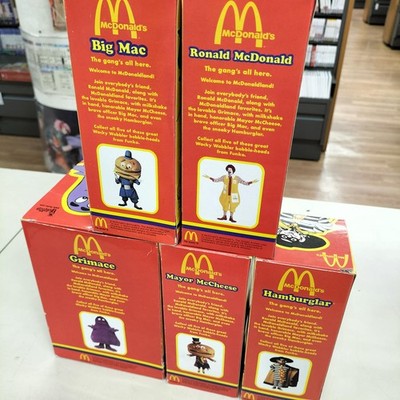 Funko Wacky Wobbler Bobble McDonald's Figure Set 5 Vintage Used