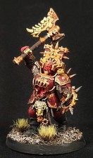 Warhammer AOS: Blades Of Khorne Blood Warriors x 5 Painted VG+