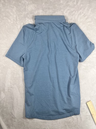 Lululemon Polo Shirt Mens Small Blue Evolution Athletic Golf Performance - Picture 7 of 9