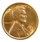 1929 1C RB Lincoln Cent - Choice UNC - SMH 1773