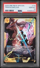 2025 ONE PIECE OP10-ROYAL BLOOD 119 TRAFALGAR LAW PSA 10