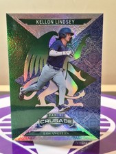 2025 PANINI CRUSADE BASEBALL GREEN KELLON LINDSEY /249