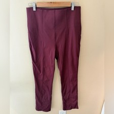 Halara Flex  SculptKnit High Waisted Tapered Cropped Work Pants stretchy size L