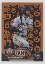 2023 Topps Update Jack-O'-Lantern Foil Brett Wisely #US174 0a6
