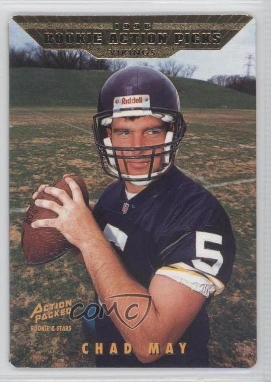 1995 Action Packed Rookies & Stars Chad May #87 RC 0a1