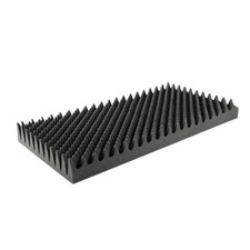 Noppenschaum Anthrazit 100mm Schallabsorbierend Akustikverbesserung 50x100cm DIN