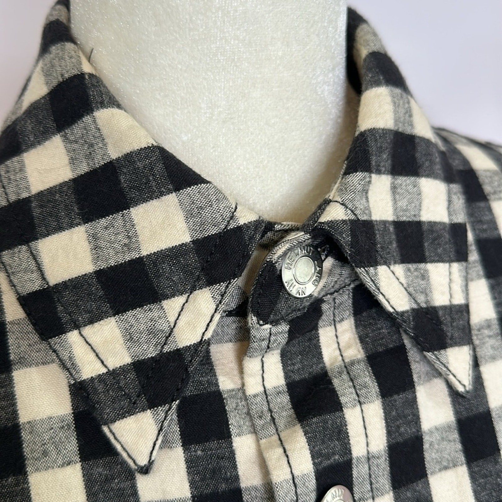 Helmut Lang Gingham Plaid Jacket - image 4