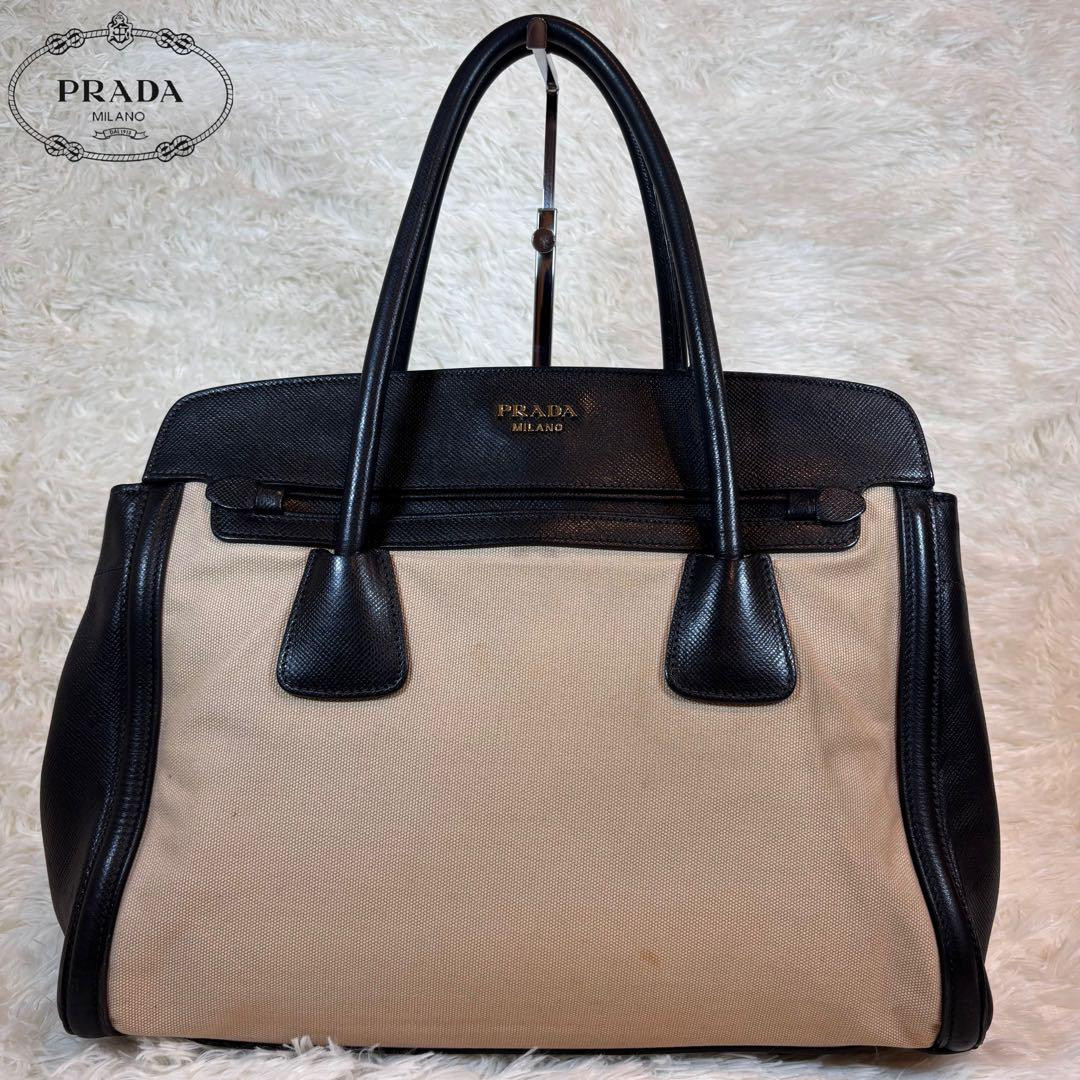 Popular Prada Handbag Saffiano Bn2580 Canvas Black | eBay Popular Prada Handbag Saffiano Bn2580 Canvas Black | eBay