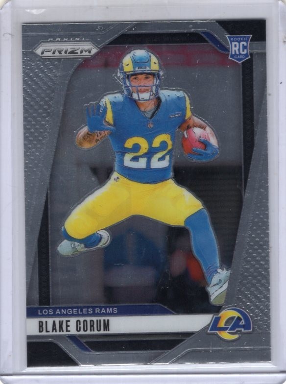 Blake Corum 2024 Panini Prizm  (RC) #308 Silver Prizm Los Angeles Rams