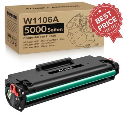 Mit Chip XL Toner für HP 106A W1106A Laser MFP 135wg MFP 137fwg  107w 135a 135ag